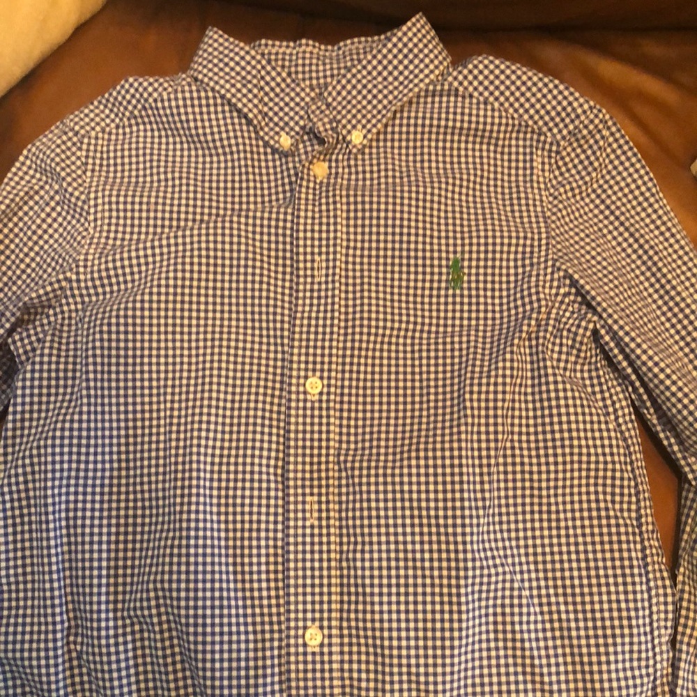 Boys Plaid Polo Shirts